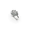 Pfote | 925er Sterlingsilber | CZ-Diamantring mit Welpenabdruck